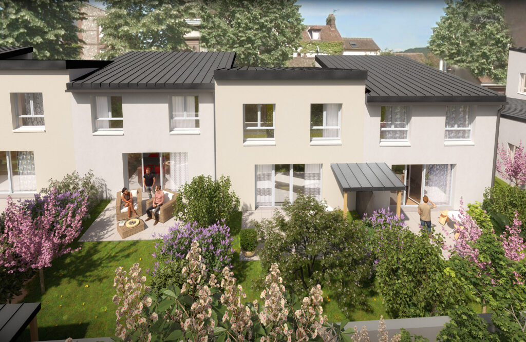 rendu maisons
